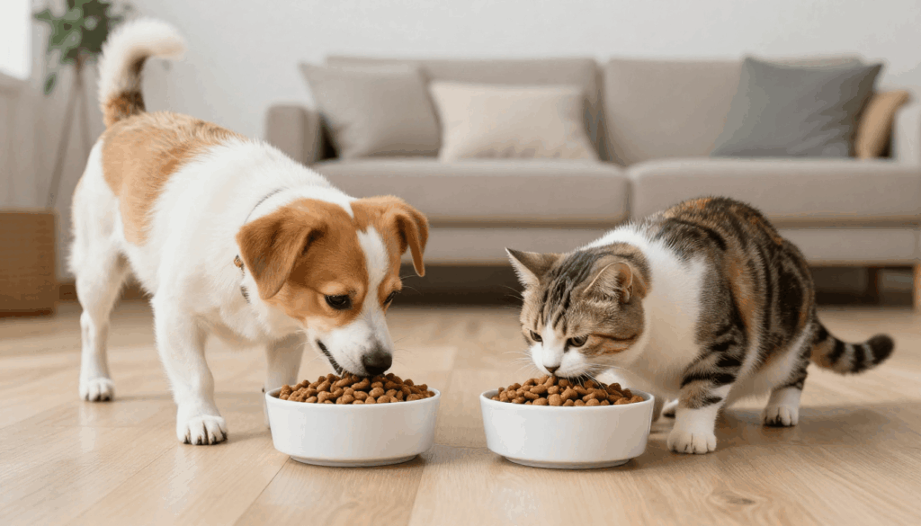 01 cane e gatti a casa