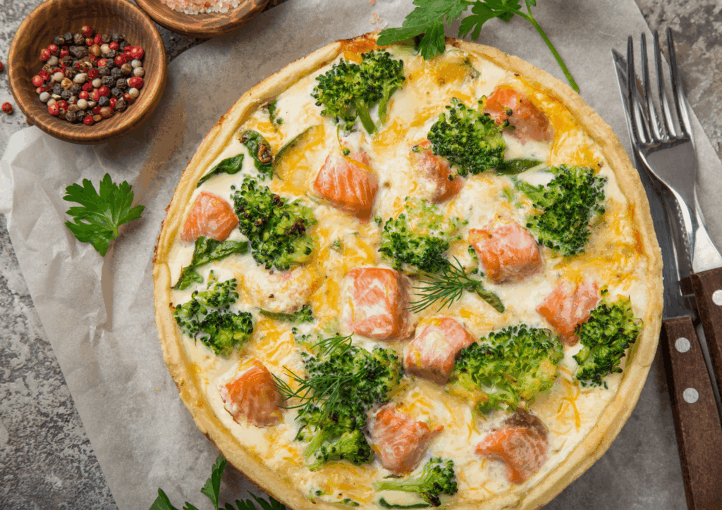 Tortino di salmone affumicato con carciofi